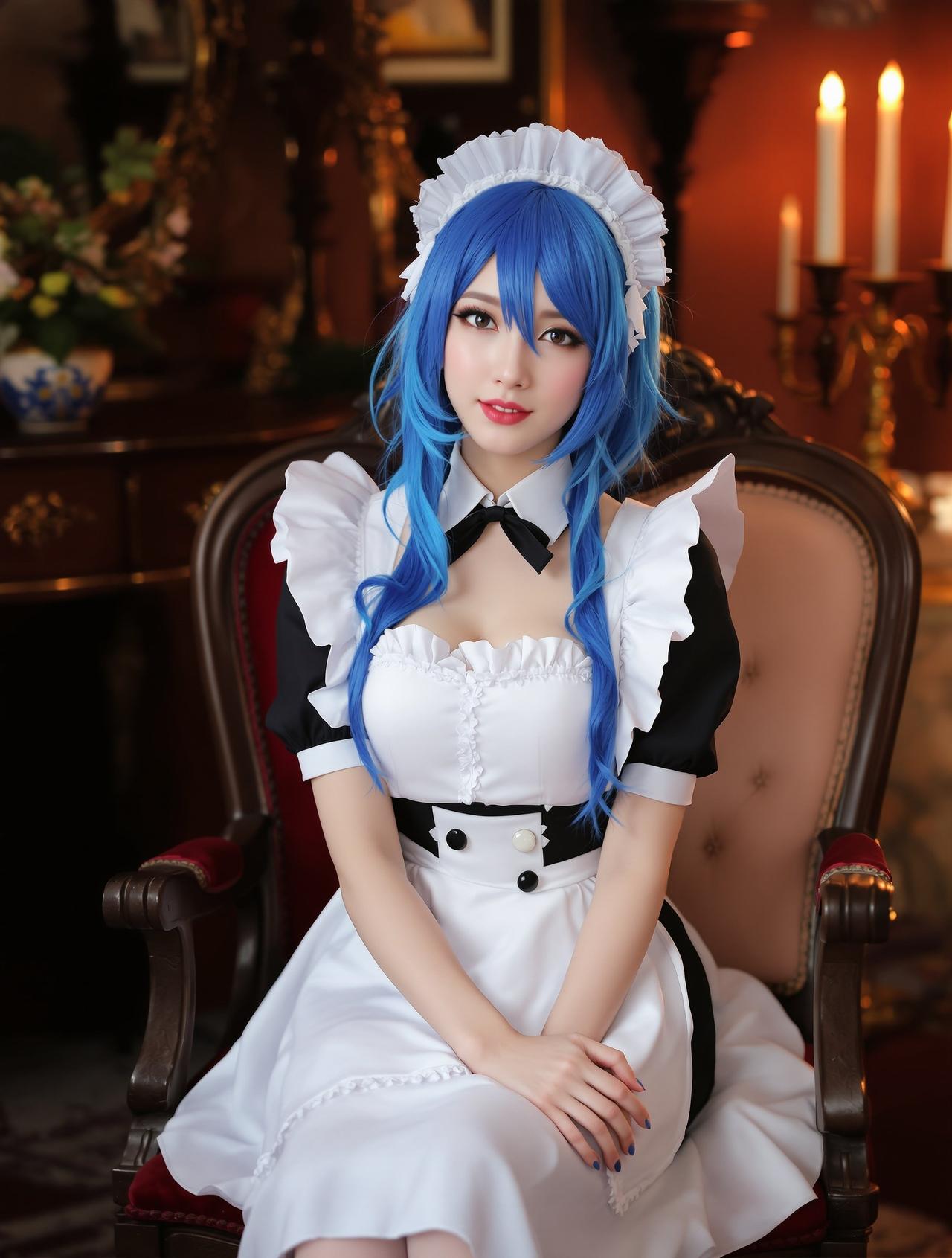 蕾姆·冬日恋歌 - 刘语嫣 - cos图COSPLAY写真作品