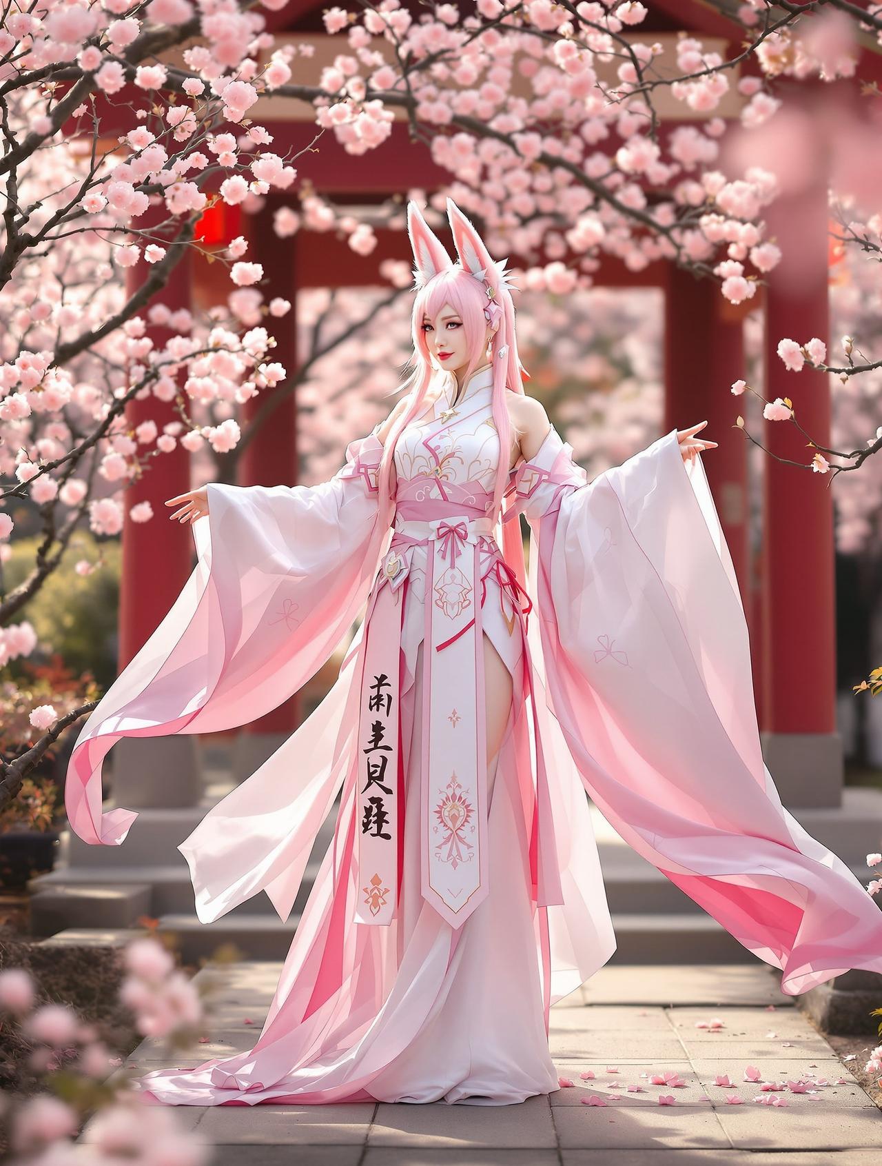 八重神子·樱落 - 杨舒雅 - cos图COSPLAY写真