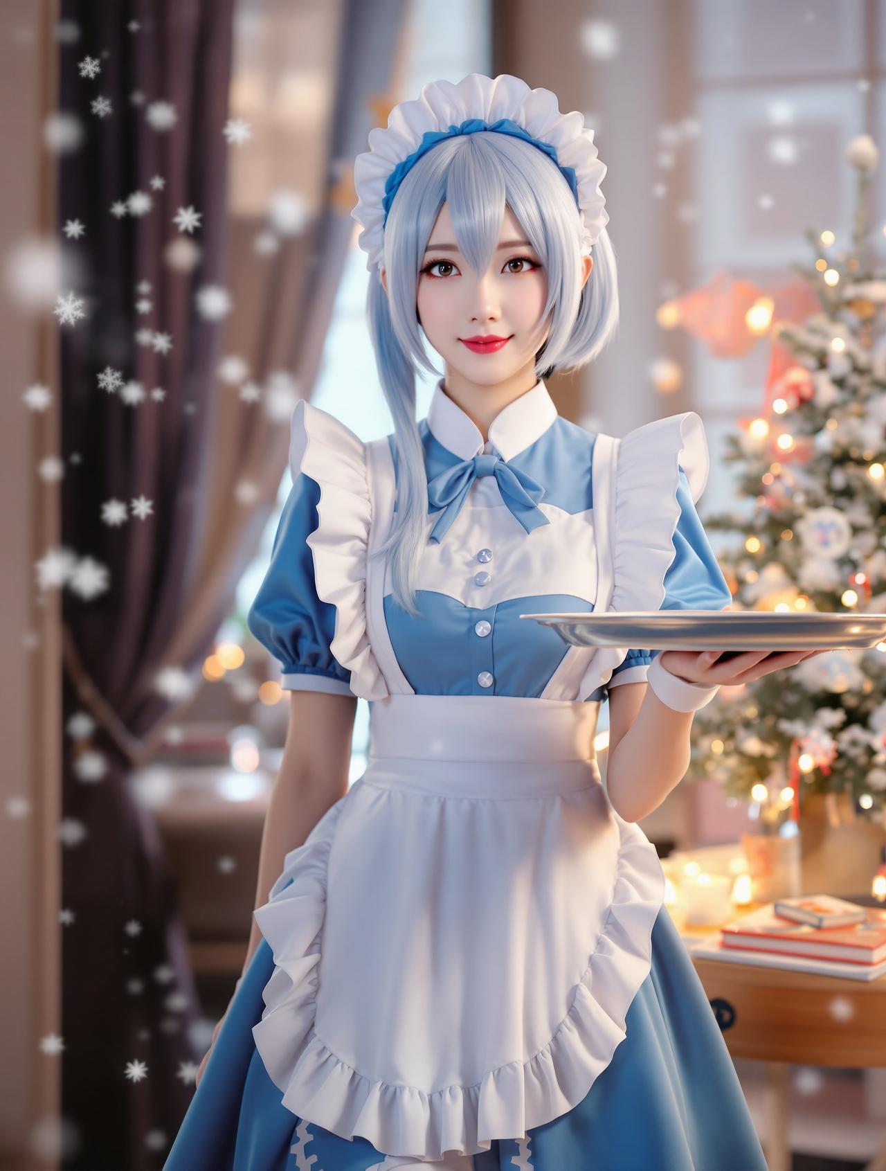蕾姆·冬日恋歌 - 刘语嫣 - cos图COSPLAY写真